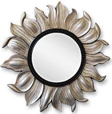 spegel svart-silver