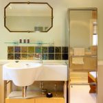 nápady design koupelnové zrcadlo