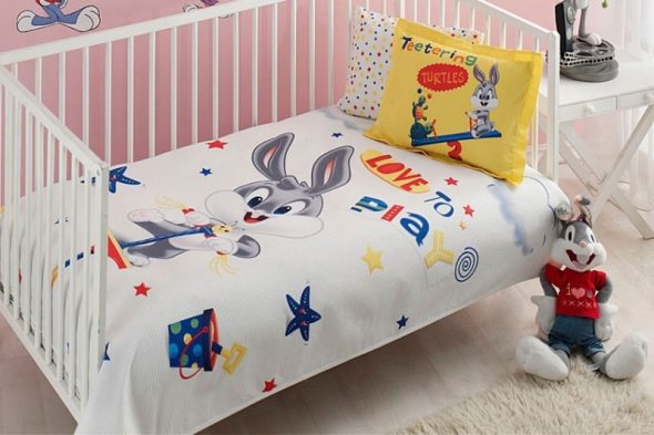 Baby bedspread TAC Bebek Bugs Bunny Play Baby