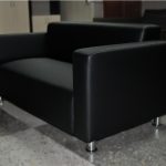 Office-sohva musta