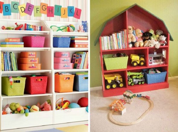 Sistemi di storage per bambini colorati e originali