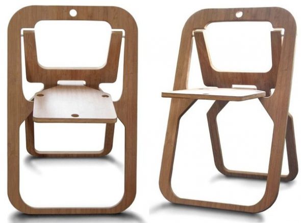 كرسي الخشب الرقائقي DIY