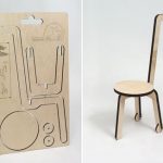 Gör-det-själv-plywood stol