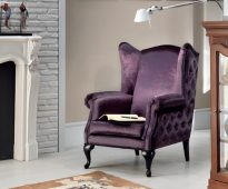 chaise violette