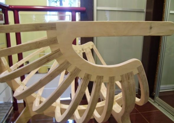 plywood stol gör det själv