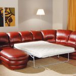 sofa Katil lipat Perancis kulit