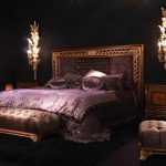 podwójne łóżko gotyckie