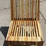 egy fából készült széket készít saját kezével