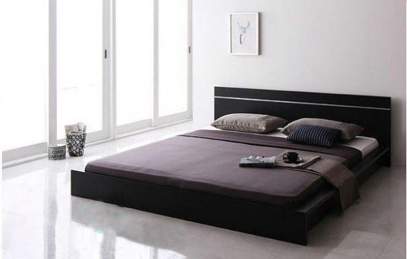 nízká postel moderní