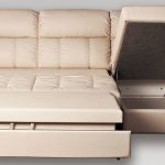 Reka bentuk sofa dengan kulit eko