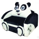 Fauteuil M-Style Panda Blanc-Noir