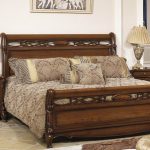 Provence fából készült ágy