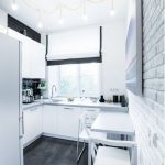 witte glanzende keuken