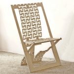 vikning plywood stol gör det själv