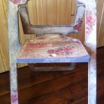 összecsukható rétegelt lemez szék magával festéssel
