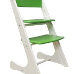 židle se zelenou vložkou