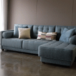 sofa Perancis katil kelabu