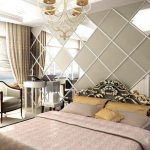 camera da letto specchi di lusso e stile