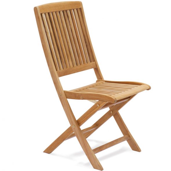 كرسي خشبي دون مسند ذراع قابلة للطي