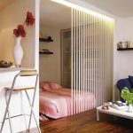 Ložnice a obývací pokoj design