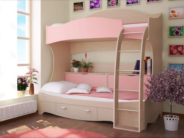 Patrová postel pro dívky
