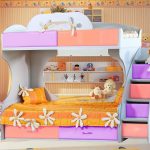 Patrová postel s pohovkou pro děti od 3 let