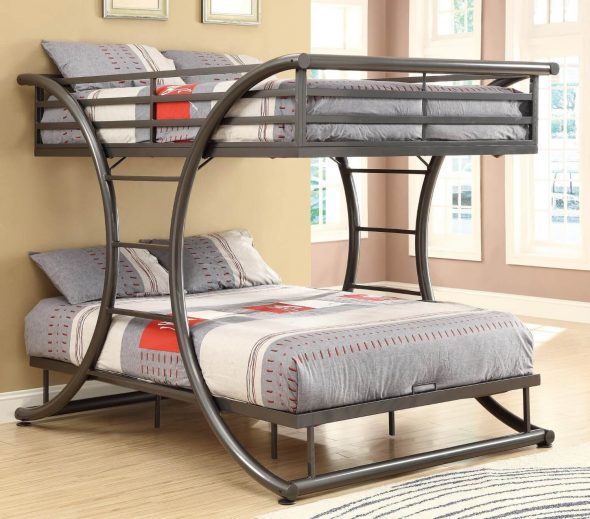 Postel kovová postel pro dospělé v moderním stylu