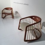 houten schommelstoel