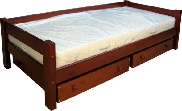 מיטת יחיד עם מזרן
