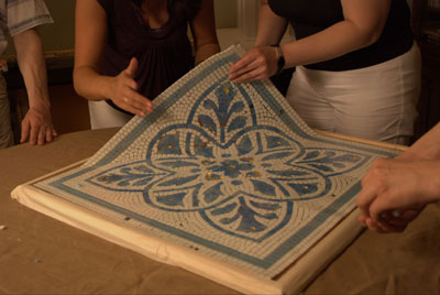 Tavolo di mosaico