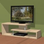 TV stand con le proprie mani nel design