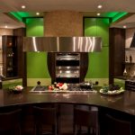 warna hijau dapur yang besar