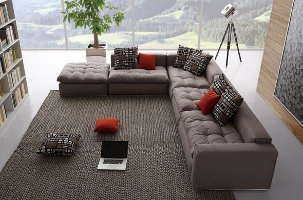 sofa sudut besar