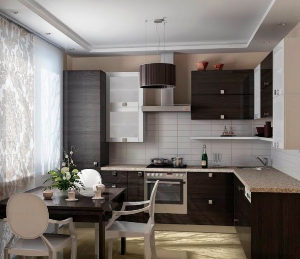 keukenontwerp in moderne stijl