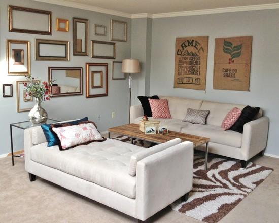 Malý obývací pokoj design