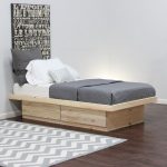 מיטת יחיד עם מחסן עבור רעיונות לחדר שינה קטן