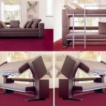 sofa boleh tukar ke dalam foto reka bentuk katil tidur