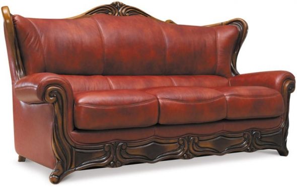 Sofa kulit lipat Galileo