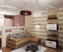 Ideeën voor een appartement met één kamer