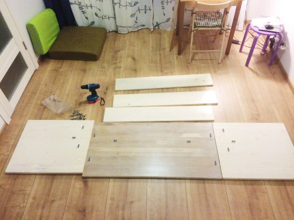 בניית שולחן קטן