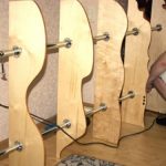 Rack för plywoodblommor