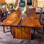 houten tafel natuurlijk hout
