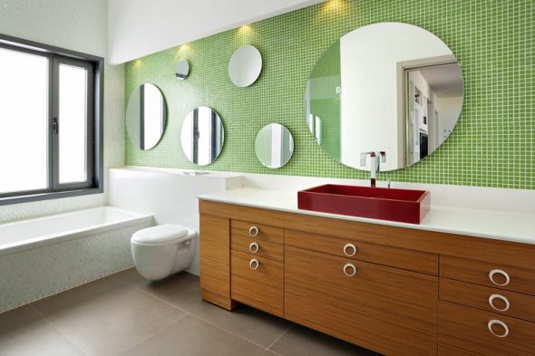 spiegel badkamer