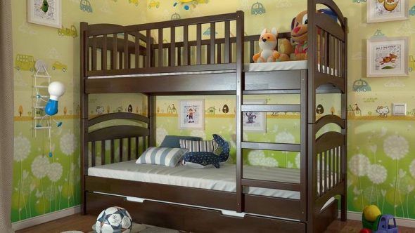Photo de lits superposés pour enfants