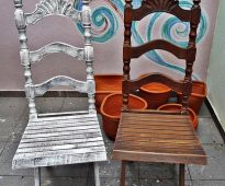 Restauration d'une chaise en bois