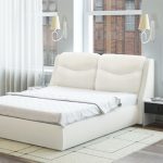 Katil sofa putih lembut