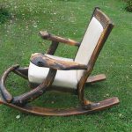 Kerusi goyang yang diperbuat daripada kayu melakukannya sendiri