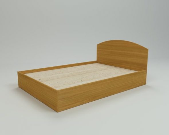 katil yang dibuat daripada chipboard lakukan sendiri