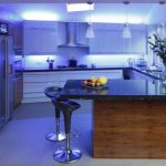 Pencahayaan LED di kawasan dapur