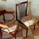progetto di restauro della sedia